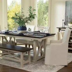 Kirklands Home Dining Chairs|Julia Cream Upholstered Dining Chair Ivory