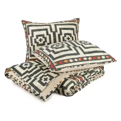 Kirklands Home Quilts|Justina Blakeney Black Hypnotic King Quilt Set