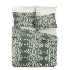 Kirklands Home Quilts|Justina Blakeney Aisha King Quilt Set Green