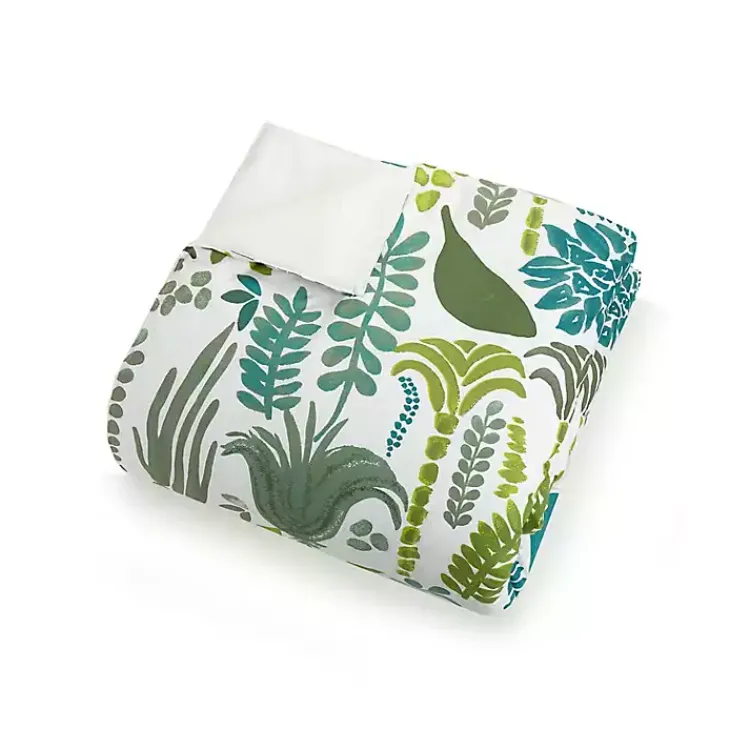 Kirklands Home Duvets|Justina Blakeney Green Jardin King Duvet Set