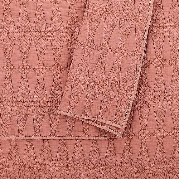 Kirklands Home Quilts|Justina Blakeney 3-pc. Full/Queen Quilt Set Red