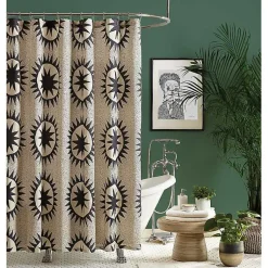 Kirklands Home Shower Curtains|Justina Blakeney Soleil Shower Curtain