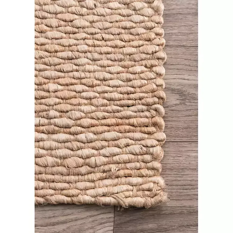 Kirklands Home Area Rugs|Jute Hand Woven Halsey Area Rug, 4x6 Tan