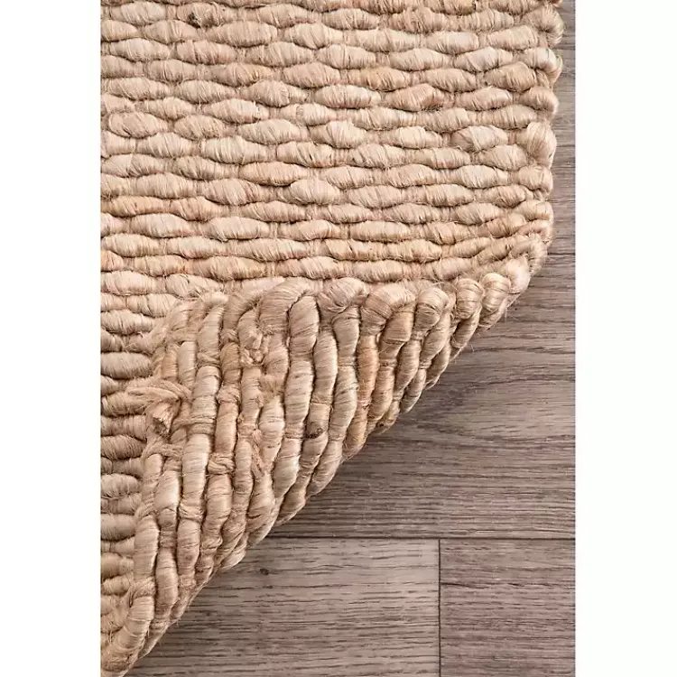 Kirklands Home Area Rugs|Jute Hand Woven Halsey Area Rug, 4x6 Tan