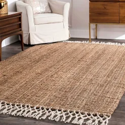 Kirklands Home Area Rugs|Jute Hand Woven Reese Area Rug