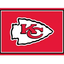 Kirklands Home Area Rugs|Kansas City Chiefs Area Rug, 3x4 Red