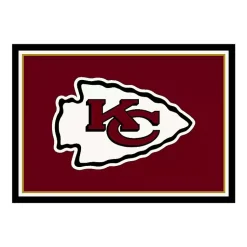 Kirklands Home Area Rugs|Kansas City Chiefs Area Rug, 4x6 Red
