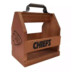 Kirklands Home Outdoor Dining|Kansas City Chiefs Wooden Condiment Caddy