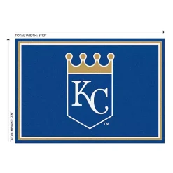 Kirklands Home Area Rugs|Kansas City Royals Spirit Rug, 3x4 Blue