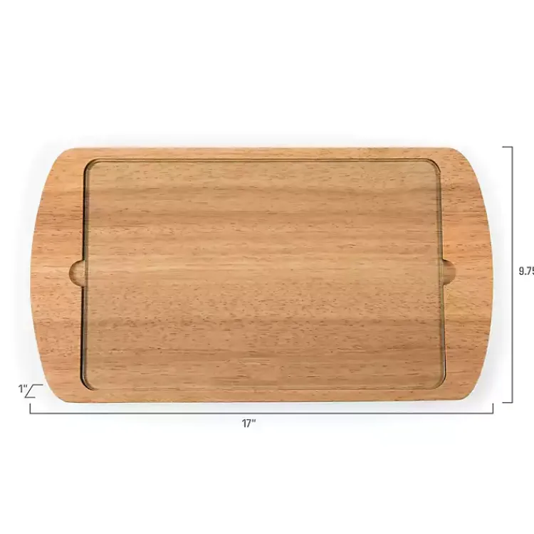 Kirklands Home Serving & Entertaining|Kansas Jayhawks Wood and Glass Serving Board