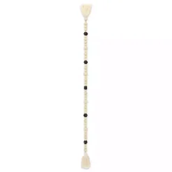 Discount Kara Black Beaded Wood Polygon Decorative Garland Decorative Accents