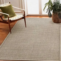 Kirklands Home Area Rugs|Kaya Natural Gradient Indoor/Outdoor Area Rug, 6x9 Tan