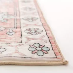 Kirklands Home Area Rugs|Kelly Traditional Washable Area Rug, 5x8 Red