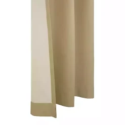 Kirklands Home Curtains & Drapes|Khaki Room Darkening Curtain Panel Set, 54 in. Tan