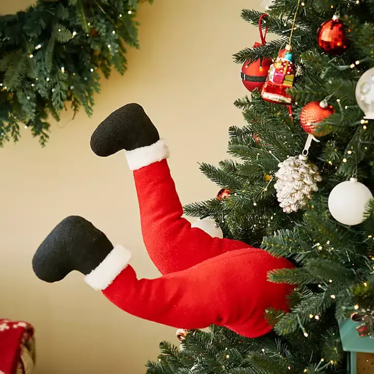 Clearance Kicking Santa Legs Christmas Tree Decoration Christmas Tree Decorations