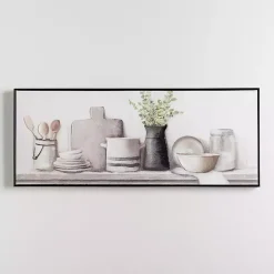 Kirklands Home Canvas Art|Kitchen Counter Framed Canvas Art Print