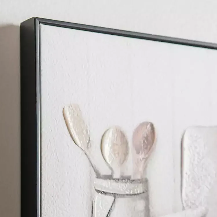 Kirklands Home Canvas Art|Kitchen Counter Framed Canvas Art Print