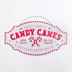 New Kringle Candy Co Christmas Wall Plaque Christmas Art & Wall Decor