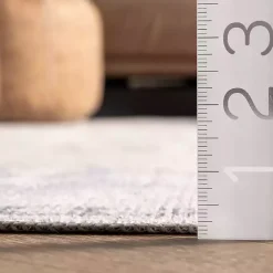 Kirklands Home Area Rugs|Krystin Distressed Washable Area Rug, 5x8 Gray