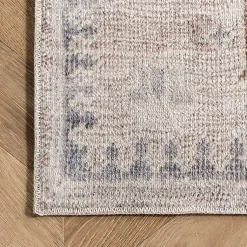 Kirklands Home Area Rugs|Krystin Distressed Washable Area Rug, 5x8 Gray