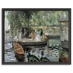Kirklands Home Canvas Art|La Grenouillère Framed Canvas Art Print, 26x32