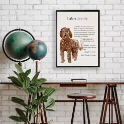 Kirklands Home Wall Quotes & Signs|Labradoodle Facts Framed Wall Plaque