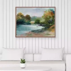 Kirklands Home Canvas Art|Lacu II Framed Canvas Art Print