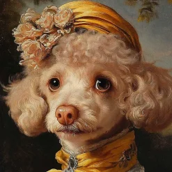 Kirklands Home Canvas Art|Lady Rosaline Ruffleton Framed Art Print Multi