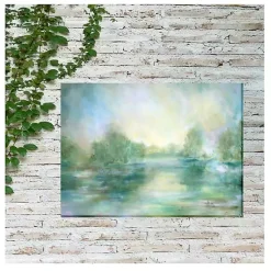 Kirklands Home Outdoor Wall Decor|Lake View Outdoor Canvas Art Print