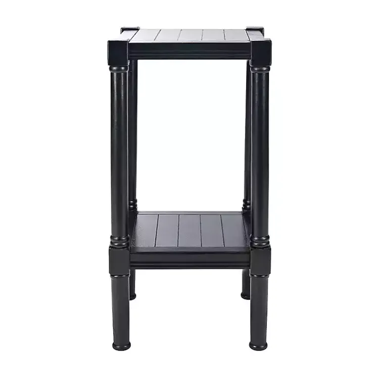 Kirklands Home Accent & End Tables|Landry Carved Legs Accent Table Black
