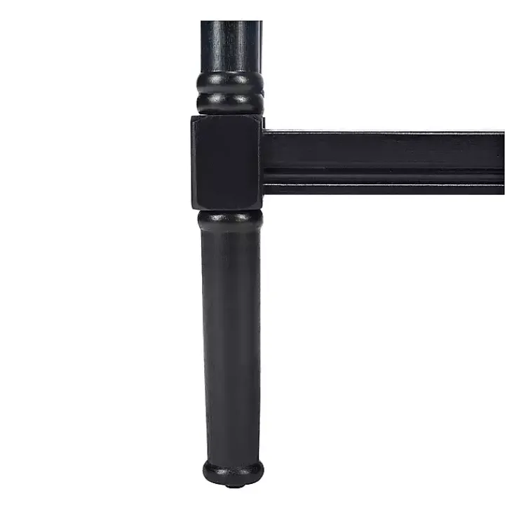 Kirklands Home Accent & End Tables|Landry Carved Legs Accent Table Black