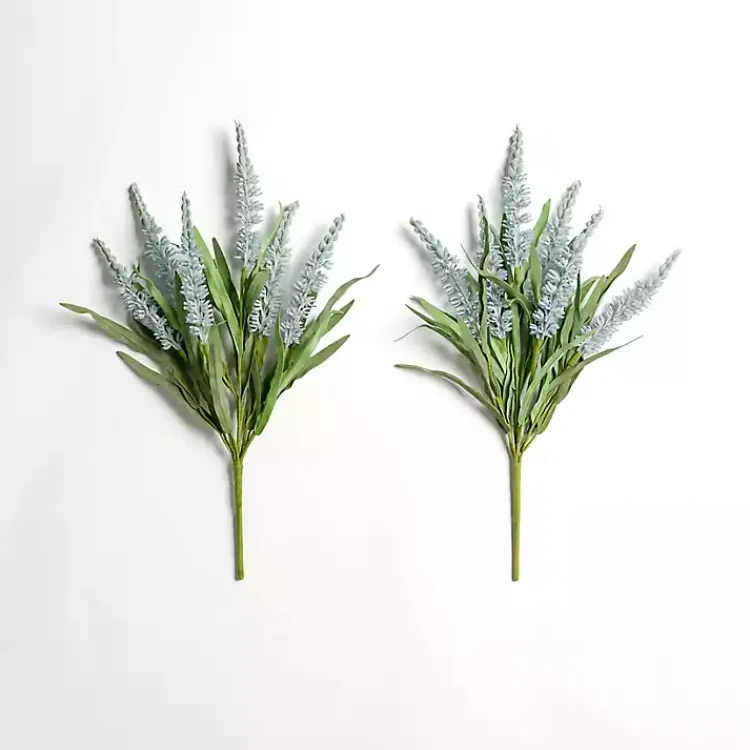 New Large Blue Heather Bushes, Set of 2 Stems & Bouquets