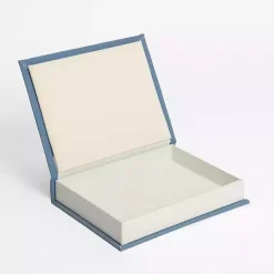 Sale Large Light Linen Book Box Baskets & Boxes