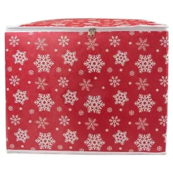 Sale Large Snowflake Ornament Storage Box Seasonal Storage
