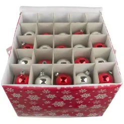 Sale Large Snowflake Ornament Storage Box Seasonal Storage