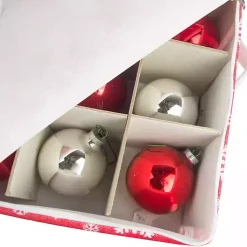 Sale Large Snowflake Ornament Storage Box Seasonal Storage