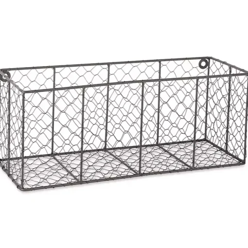 Kirklands Home Wall Storage|Large Wall Hanging Chicken Wire Baskets, Set of 2