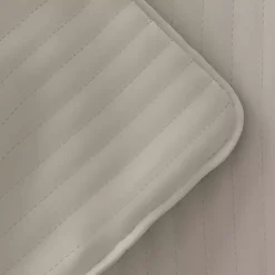 Kirklands Home Quilts|Latte Stitched Stripes 2-pc. Twin Quilt Set Gray