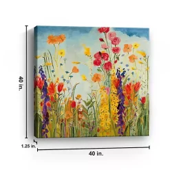 Kirklands Home Canvas Art|Laughter Giclee Canvas Art Print, 40x40 in. Multi