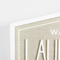 Kirklands Home Wall Quotes & Signs|Laundry & Co. Hexagon Wood Plaque