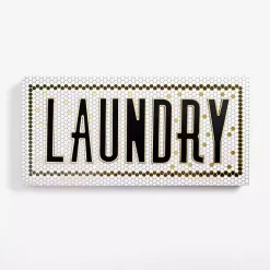 Kirklands Home Wall Quotes & Signs|Laundry Subway Tile Wall Plaque