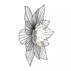 Kirklands Home Wall Plaques|Layered Flower Metal Wall Plaque