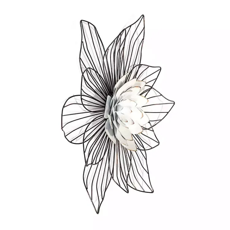 Kirklands Home Wall Plaques|Layered Flower Metal Wall Plaque
