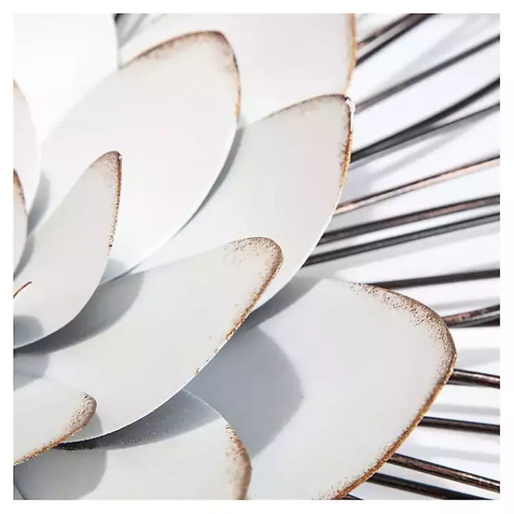 Kirklands Home Wall Plaques|Layered Flower Metal Wall Plaque