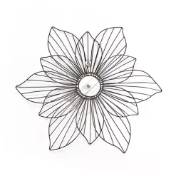 Kirklands Home Wall Plaques|Layered Flower Metal Wall Plaque