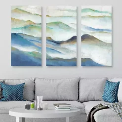 Kirklands Home Canvas Art|Layered View I Canvas Art Prints, Set of 3
