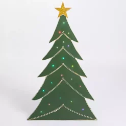 New LED Christmas Tree Porch Figurine Outdoor Christmas Decorations