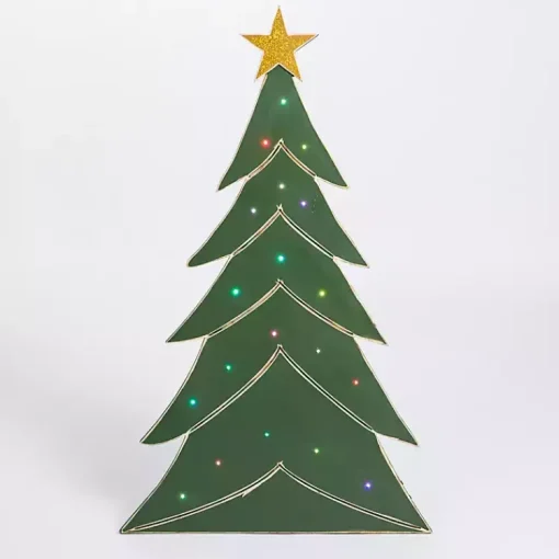 New LED Christmas Tree Porch Figurine Outdoor Christmas Decorations