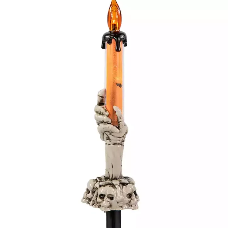 Online LED Skeleton Hand Candles, Set of 6 Halloween