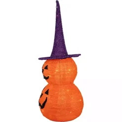 Outlet LED Stacked Jack O Lanterns Outdoor Decoration Halloween